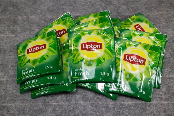 Product opname van LIPTON Tea — Stockfoto