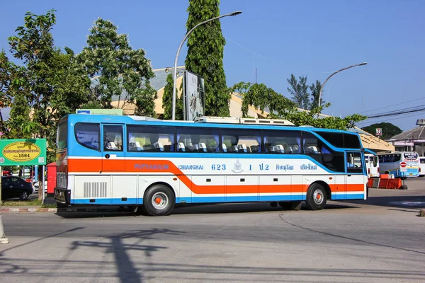 Vintour företaget buss. Rutten Phitsanulok och Chiangmai. — Stockfoto