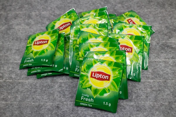 Lipton çayı ürün çekimi — Stok fotoğraf