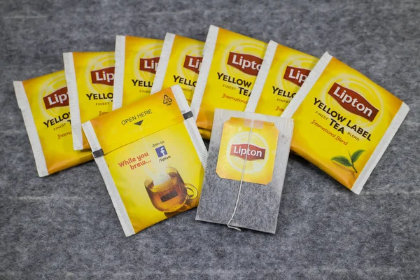 Lipton çayı ürün çekimi — Stok fotoğraf