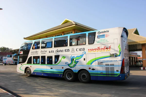 Autobús de Nakhonchai empresa de viajes . — Foto de Stock