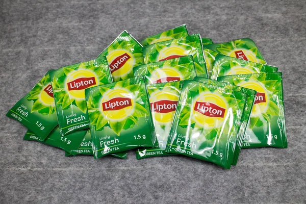 Lipton çayı ürün çekimi — Stok fotoğraf