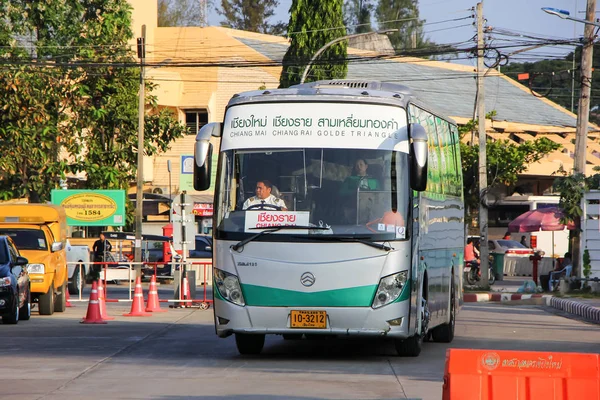 Bus van Greenbus bedrijf — Stockfoto
