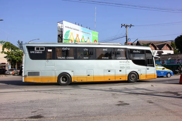Greenbus 会社のバス — ストック写真