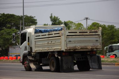 Özel Isuzu damperli kamyon. 
