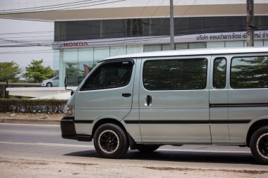 Özel Toyota Hiace eski Van araba.