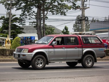 Özel eski pikap Araba, Mitsubishi Strada.
