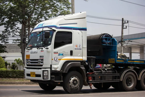 Caminhão porta-contentores da SMK Logistics — Fotografia de Stock