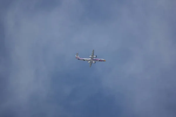 Bombardier Q400 Nextgen Nokair. — Stok fotoğraf