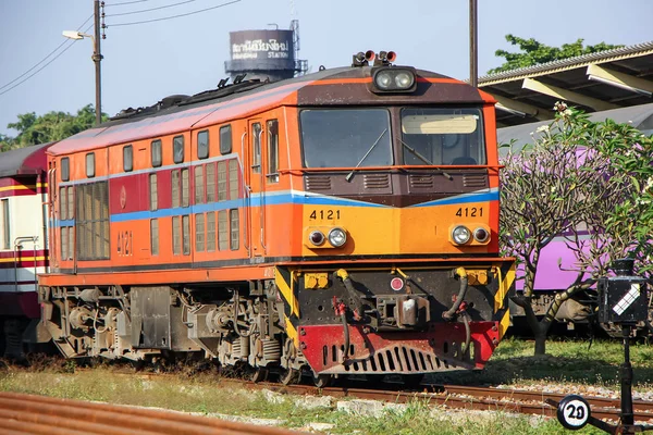 Velha locomotiva Dlesel Alsthom — Fotografia de Stock