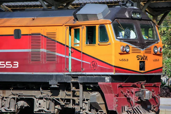 Locomotive diesel GE pour train de voyageurs — Photo