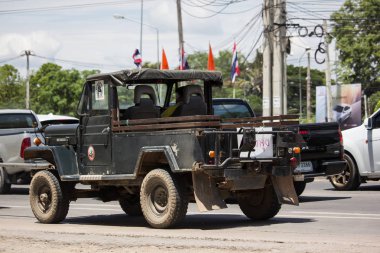 Eski Jeep özel araba.