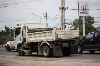 Özel Isuzu damperli kamyon. 