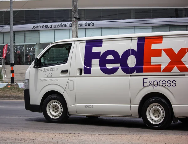 Furgoneta logística Fedex . — Foto de Stock