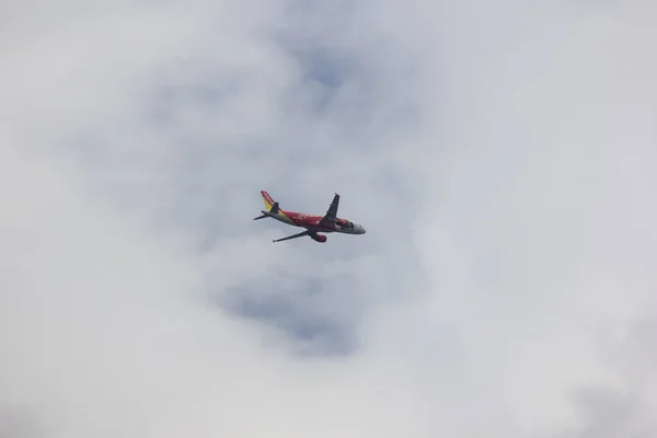 Hs-vke a320-200 der thailändischen Fluggesellschaft vietjet — Stockfoto