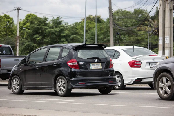 Private city Car Honda Jazz Hatchback. — Stock Photo, Image