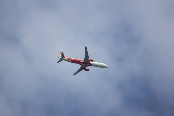 Airbus A321-200 of  Vietjet airline. — Stock Photo, Image