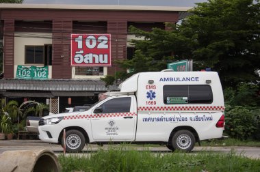 Phabong Alt Bölgesi Ambulans minibüsü 