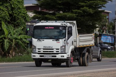 Özel Isuzu damperli kamyon. 