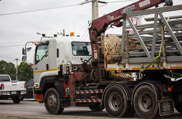 Trailer dump truck of Chiangmai Pk Transport — Stock Photo, Image