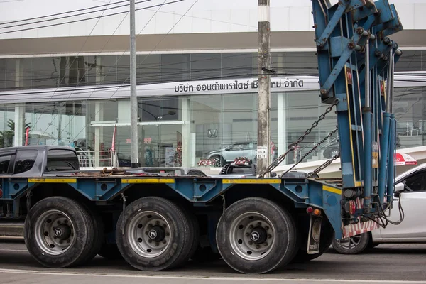 Camion de cargaison de conteneur de remorque parfaite société — Photo