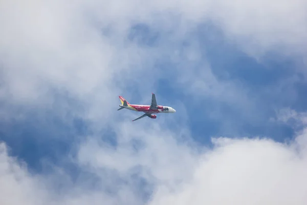 HS-VKE A320-200 de la aerolínea tailandesa Vietjet — Foto de Stock