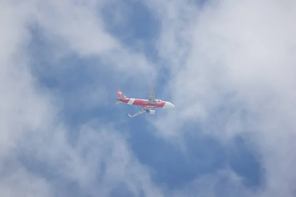 Airbus A320-200 Tay Airasia ile. — Stok fotoğraf