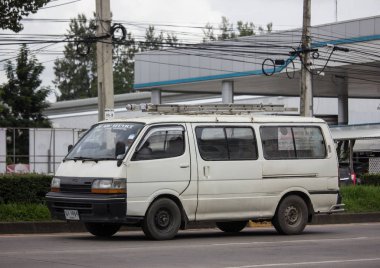 Özel Toyota Hiace eski Van araba.
