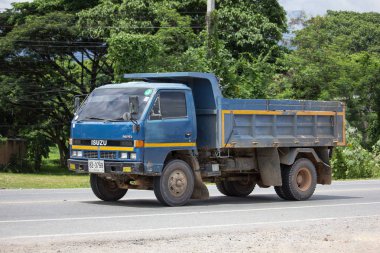 Özel Isuzu damperli kamyon. 