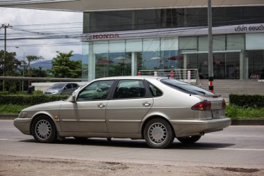 Özel eski araba, Saab 900 kompakt lüks otomobil.
