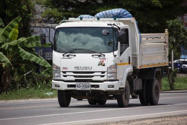 Özel Isuzu damperli kamyon. 