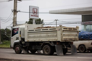 Özel Isuzu damperli kamyon. 