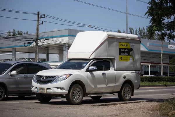 Flash Express logística Container pick up caminhão — Fotografia de Stock