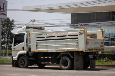 Özel Isuzu damperli kamyon. 