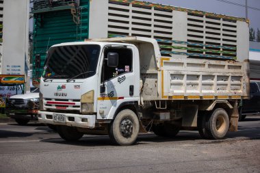 Özel Isuzu damperli kamyon. 