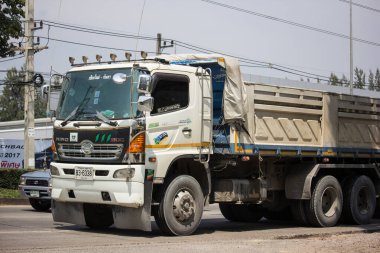 Özel Hino damperli kamyon. 