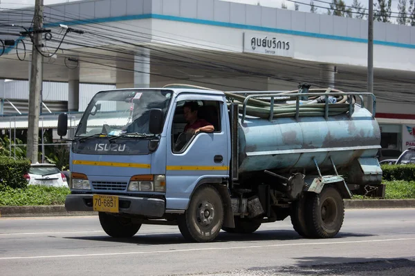 Chiangmai Thailand Juli 2020 Privat Von Abwassertankwagen Foto Der Straße — Stockfoto