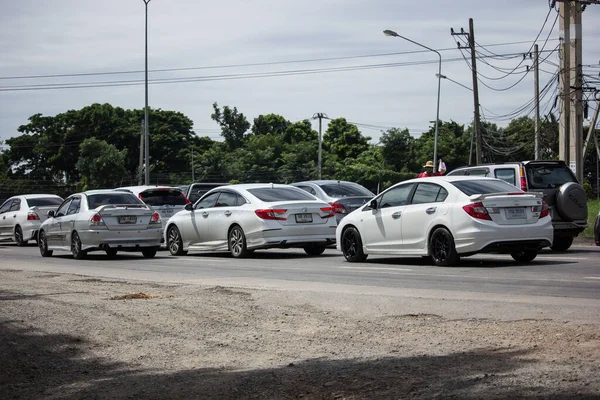 Chiangmai Tailandia Octubre 2020 Coche Privado Nuevo Acuerdo Honda Carretera — Foto de Stock