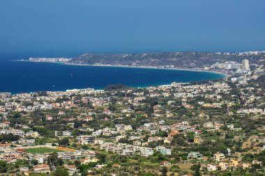 Ialysos, Rodos Adası Yunanistan havadan görünümü