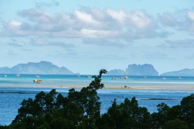 Stilts, Palawan Adası Filipinler Köyü