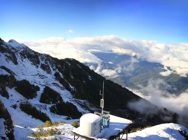 Picchi Montuosi Del Caucaso Krasnaya Polyana Villaggio Rosa Khutor Località — Foto Stock