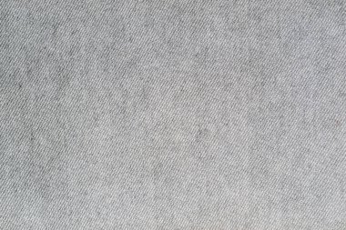 Işık gri pamuk kumaş dokusuna yakın çekim