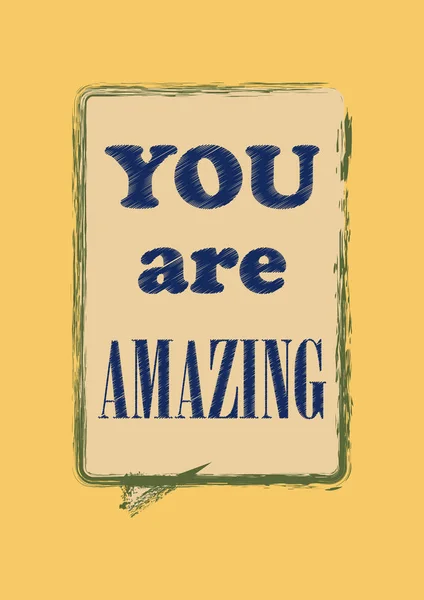 Amaizing. Vintage tipografi poster