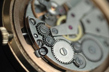 Kol saatleri şifresiz mekanizması. Sığ derinlik-in tarla