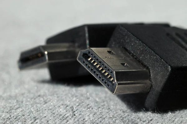 Computer Connectors Closeup Shallow Depth Field — Stock Photo, Image