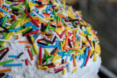 Fudge ve pansuman ile Paskalya pastası festival için hazırlanan