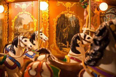 Eski Alman at atlıkarınca 1896 yılında inşa Navona Meydanı'nda, Roma, İtalya