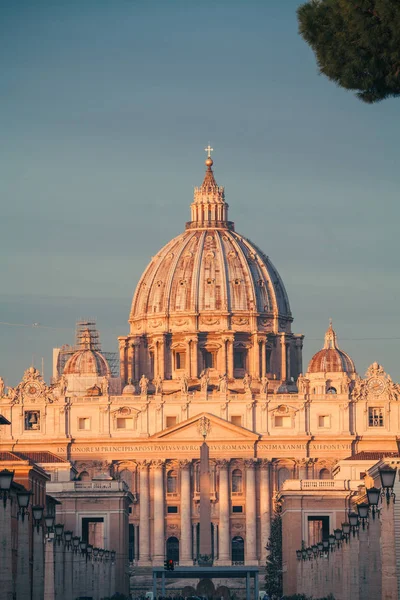 Basilikan Saint Peter Rom Italien — Stockfoto