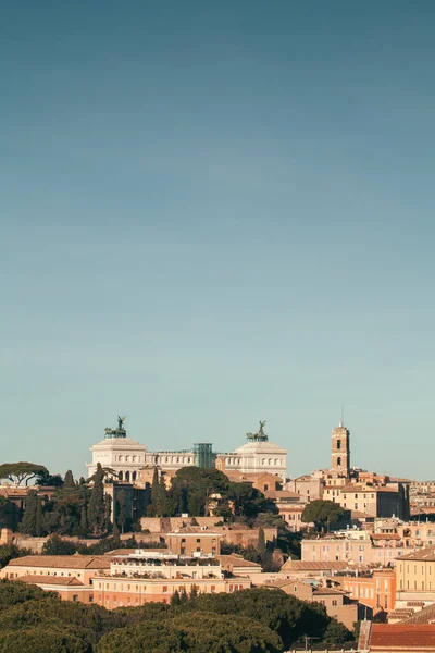 Вид Рим Холма Авентино Оранжевый Сад Рим Италия — стоковое фото