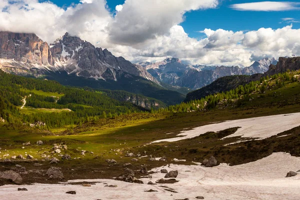 Ra Gusela, Forcella Giau, Giau Pass, Dolomieten, Veneto, Cortina — Stockfoto